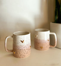 Load image into Gallery viewer, Gold Heart Mug
