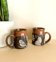 Load image into Gallery viewer, Carved Fox Mug
