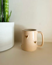 Load image into Gallery viewer, Blush Gold Heart Mug
